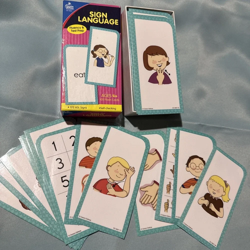 Carson-Dellosa Publishing Carson Dellosa Cd-3927 Flash Cards Sign Language...